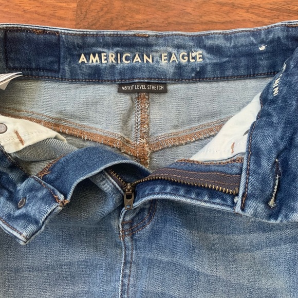 American Eagle Next Level stretch, Curvy Hi- Rise Mini Skirt Size 00 - Picture 6 of 7